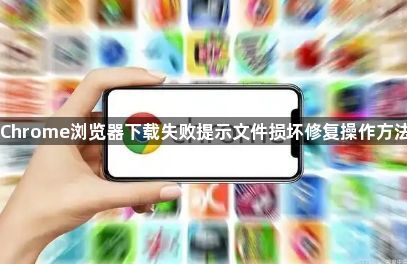 Chrome浏览器下载失败提示文件损坏修复操作方法1