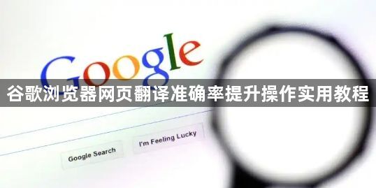 谷歌浏览器网页翻译准确率提升操作实用教程1