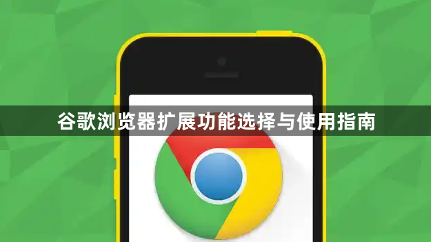 谷歌浏览器扩展功能选择与使用指南1