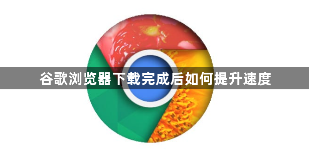 谷歌浏览器下载完成后如何提升速度1