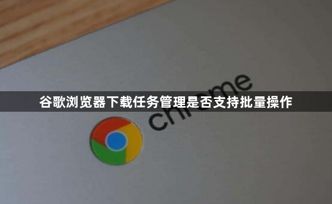 谷歌浏览器下载任务管理是否支持批量操作1