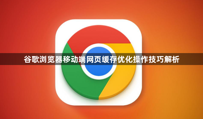 谷歌浏览器移动端网页缓存优化操作技巧解析1