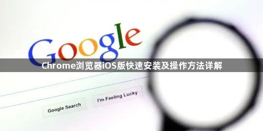 Chrome浏览器iOS版快速安装及操作方法详解1