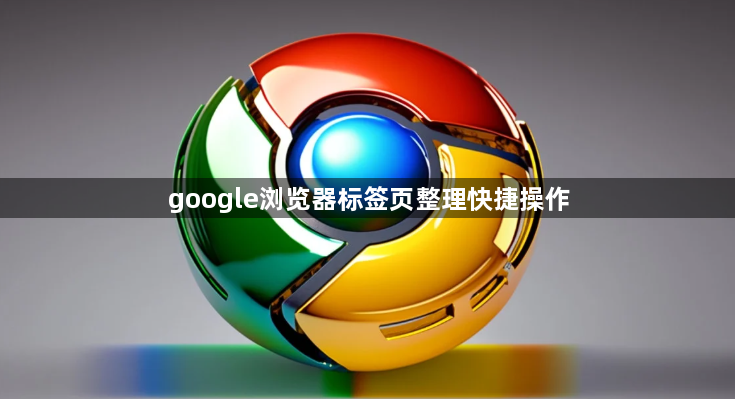 google浏览器标签页整理快捷操作1