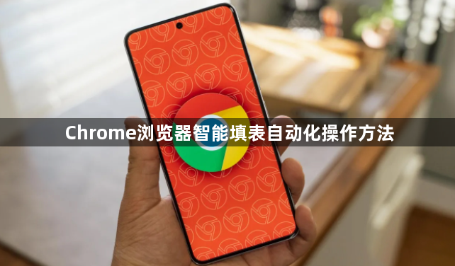 Chrome浏览器智能填表自动化操作方法1