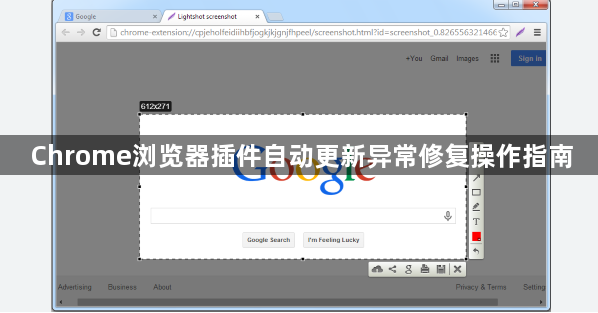 Chrome浏览器插件自动更新异常修复操作指南1