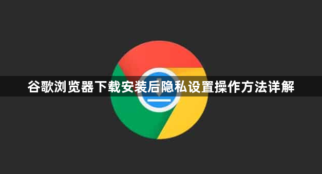谷歌浏览器下载安装后隐私设置操作方法详解1