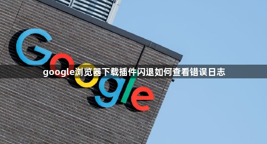 google浏览器下载插件闪退如何查看错误日志1