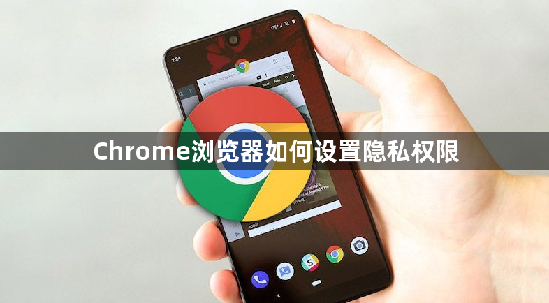Chrome浏览器如何设置隐私权限1