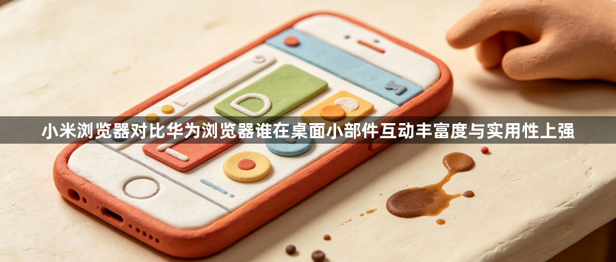 小米浏览器对比华为浏览器谁在桌面小部件互动丰富度与实用性上强1