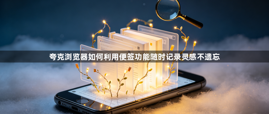 夸克浏览器如何利用便签功能随时记录灵感不遗忘1