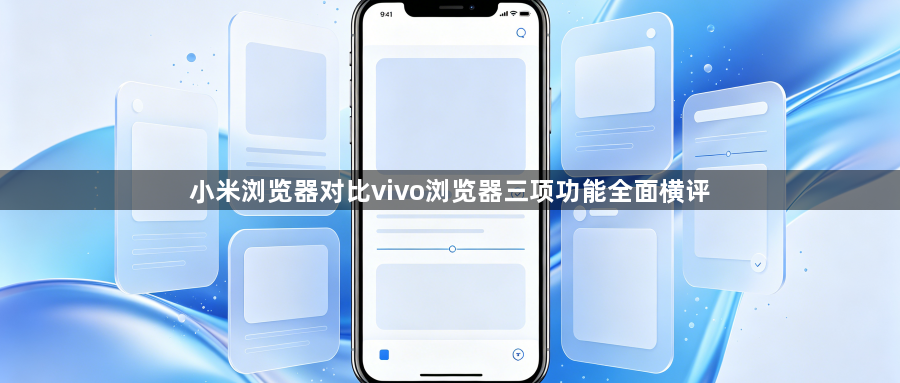 小米浏览器对比vivo浏览器三项功能全面横评1