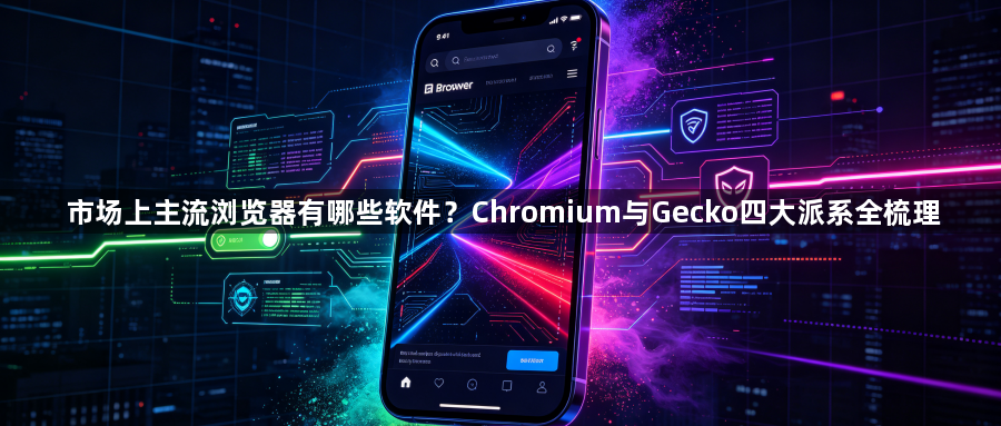 市场上主流浏览器有哪些软件？Chromium与Gecko四大派系全梳理1