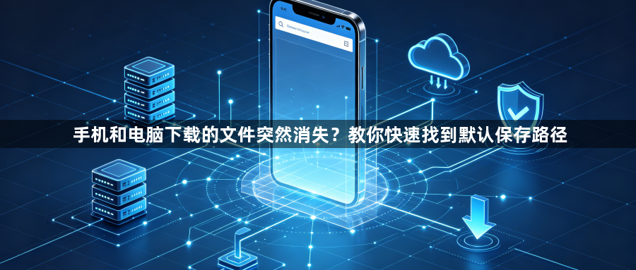 手机和电脑下载的文件突然消失?教你快速找到默认保存路径1