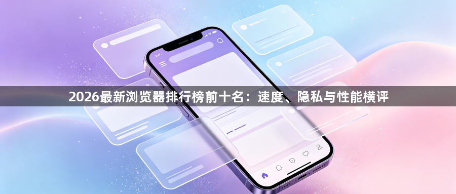 2026最新浏览器排行榜前十名:速度、隐私与性能横评1
