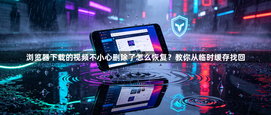 浏览器下载的视频不小心删除了怎么恢复？教你从临时缓存找回1