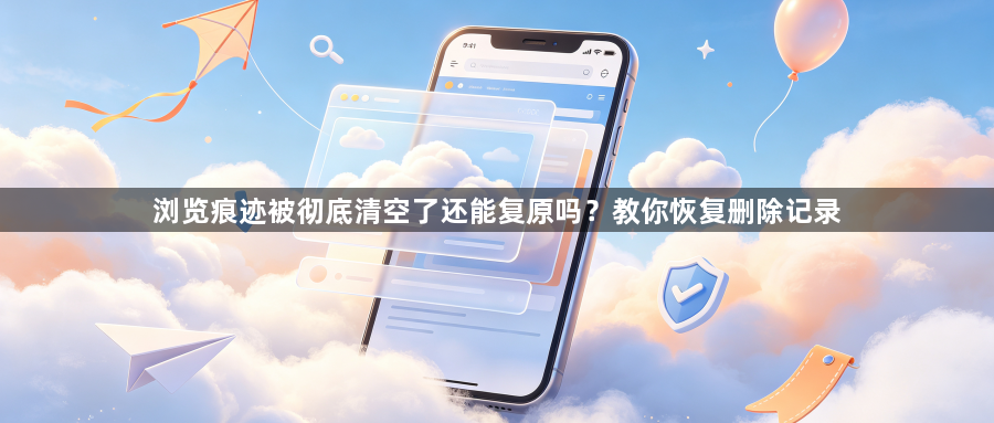 浏览痕迹被彻底清空了还能复原吗？教你恢复删除记录1