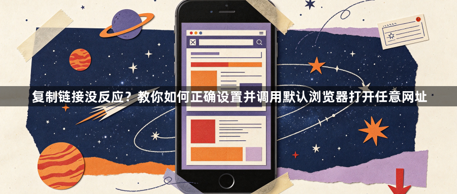 复制链接没反应？教你如何正确设置并调用默认浏览器打开任意网址1