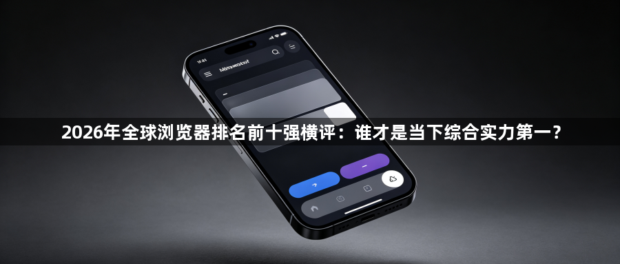 2026年全球浏览器排名前十强横评：谁才是当下综合实力第一？1