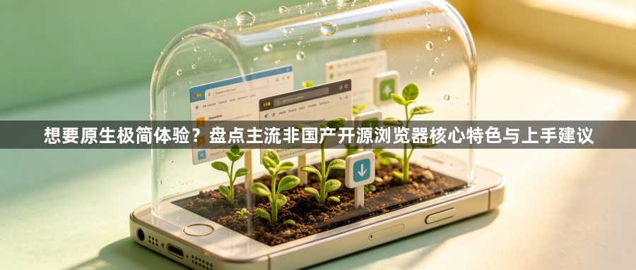 想要原生极简体验？盘点主流非国产开源浏览器核心特色与上手建议1