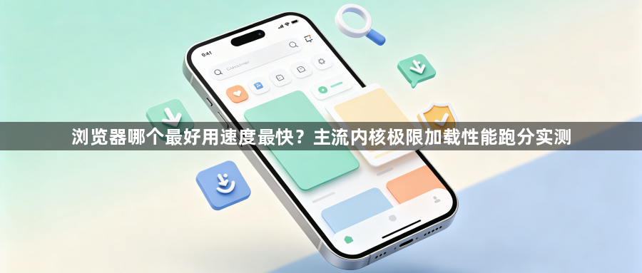 浏览器哪个最好用速度最快？主流内核极限加载性能跑分实测1