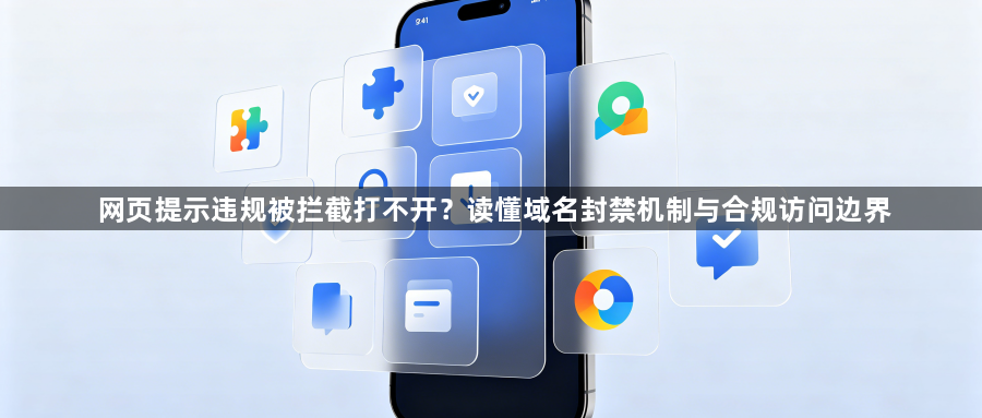 网页提示违规被拦截打不开？读懂域名封禁机制与合规访问边界1