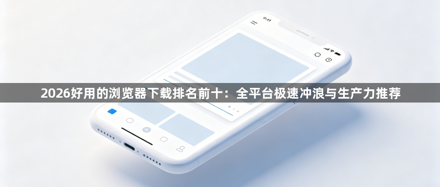 2026好用的浏览器下载排名前十：全平台极速冲浪与生产力推荐1