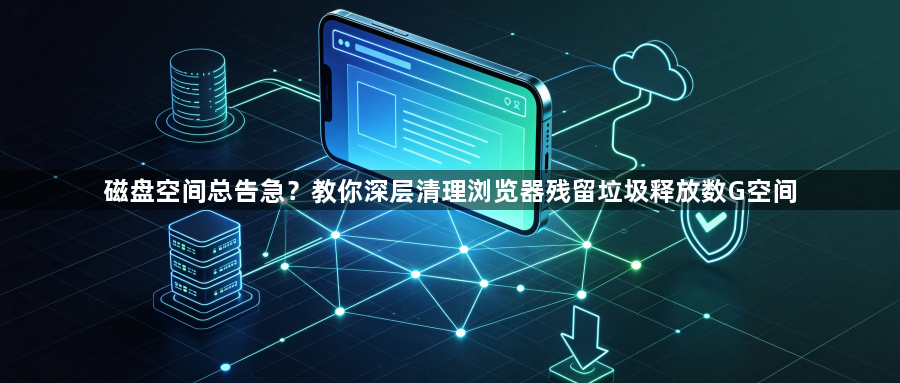 磁盘空间总告急？教你深层清理浏览器残留垃圾释放数G空间1