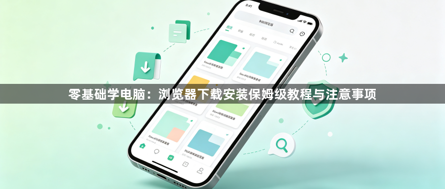 零基础学电脑:浏览器下载安装保姆级教程与注意事项1