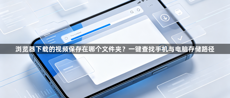 浏览器下载的视频保存在哪个文件夹?一键查找手机与电脑存储路径1