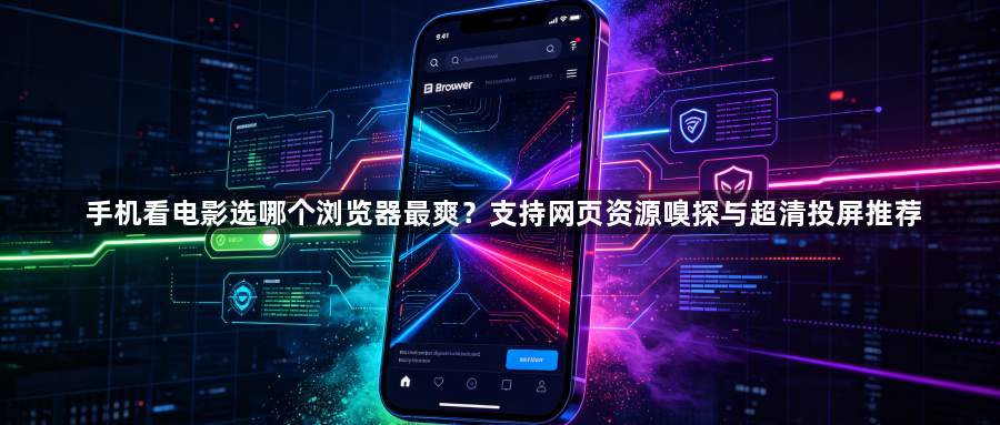 手机看电影选哪个浏览器最爽？支持网页资源嗅探与超清投屏推荐1