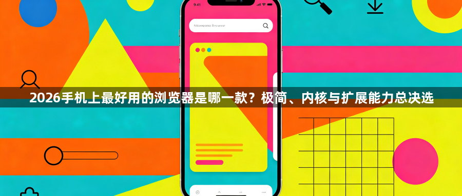 2026手机上最好用的浏览器是哪一款？极简、内核与扩展能力总决选1