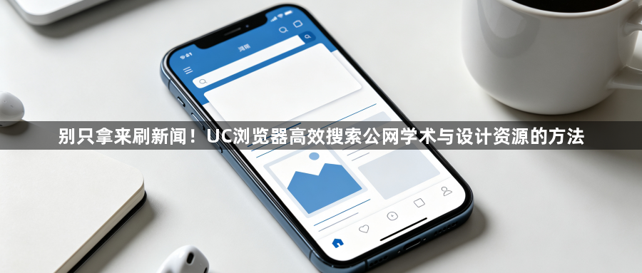 别只拿来刷新闻!UC浏览器高效搜索公网学术与设计资源的方法1