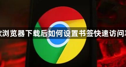 谷歌浏览器下载后如何设置书签快速访问功能1